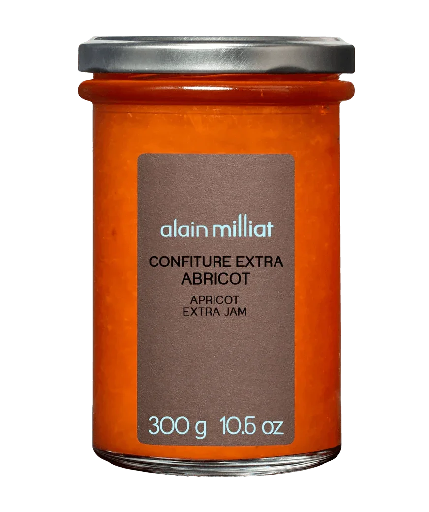 Apricot Bergeron Extra Jam by Alain Milliat, 10.6 oz (300g) | GMO-Free | Imported from France - The French Pantry