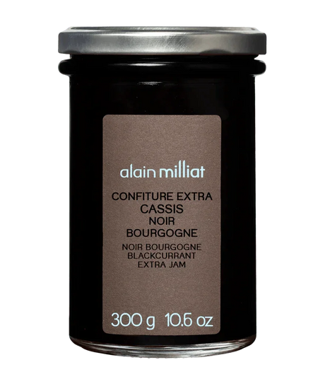 Blackcurrant 'Cassis Noir de Bourgogne' Extra Jam by Alain Milliat, 10.6 oz (300g) | GMO-Free | Imported from France - The French Pantry