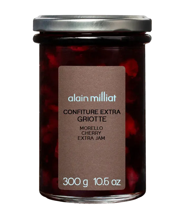 Morello Cherry "Griotte" Extra Jam by Alain Milliat, 10.6 oz (300g) | GMO-Free | Imported from France - The French Pantry