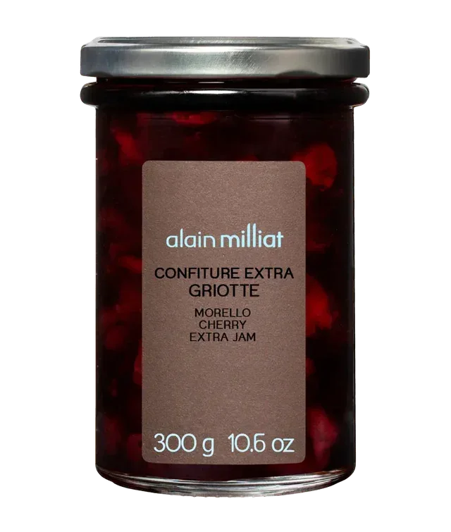 Alain Milliat Morello Cherry Extra Jam, 300g, artisan-made, premium French preserve