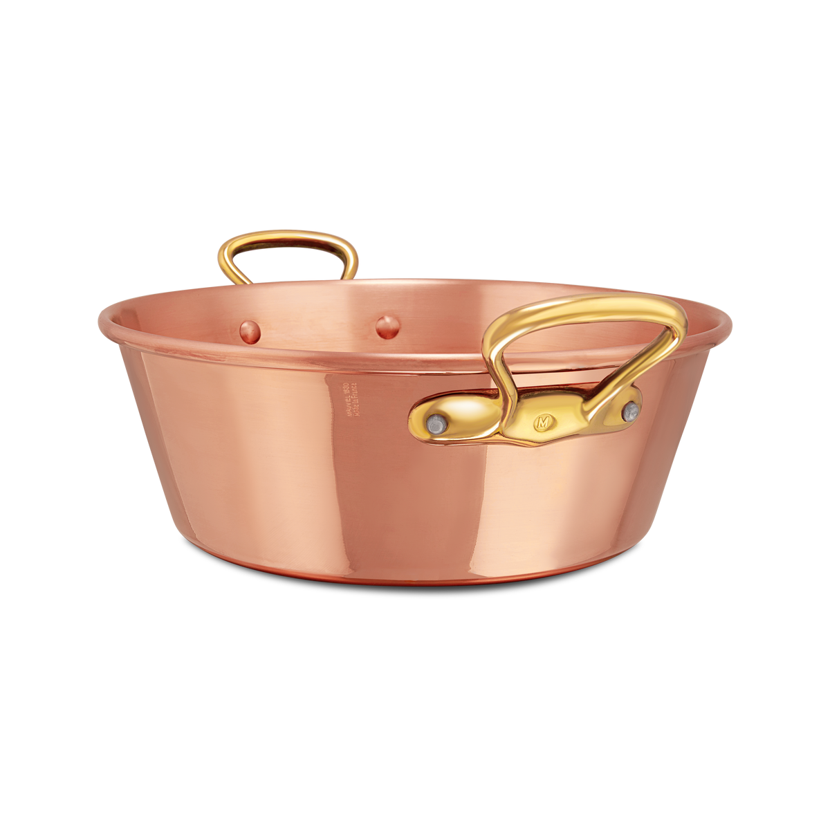 Mauviel 1830 M'PASSION Copper Jam Pan With Brass Handles