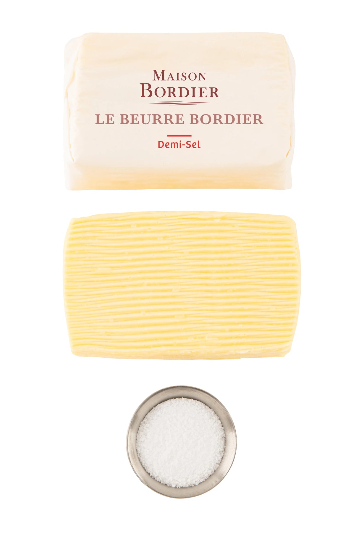 Churned Salted Butter by Bordier (4.4 oz) | Hand-made, Grass Fed | Imported from France - The French Pantry