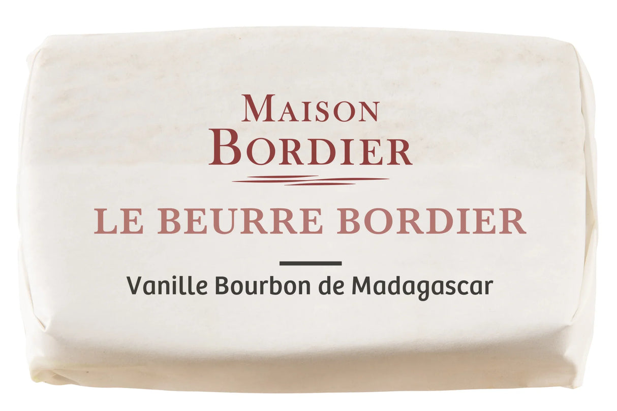 Churned Madagascar Vanilla Butter by Bordier (4.4 oz) | Hand-made, Grass Fed | Imported from France - The French Pantry