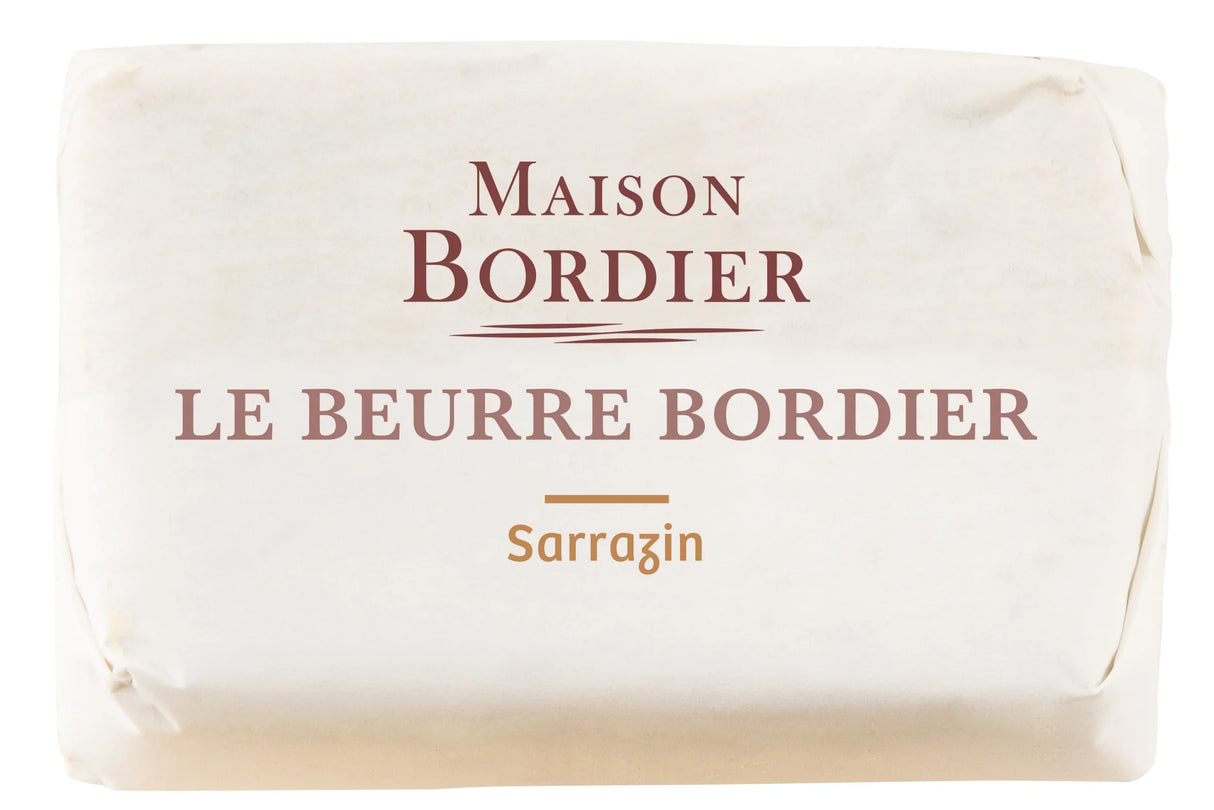 Churned Buckwheat Butter by Bordier (4.4 oz) | Hand-made, Grass Fed | Imported from France - The French Pantry