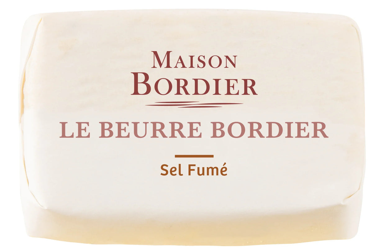Churned Smoked Salt Butter by Bordier (4.4 oz) | Hand-made, Grass Fed | Imported from France - The French Pantry