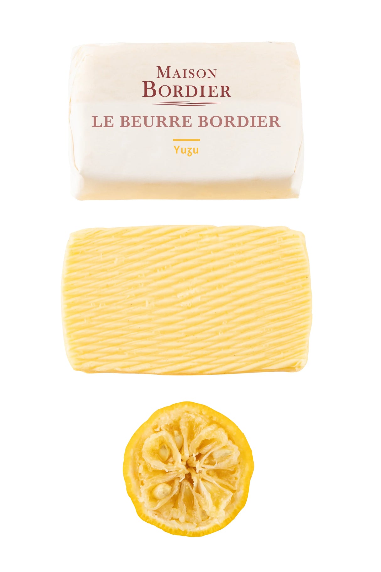 Churned Yuzu Butter by Bordier (4.4 oz) | Hand-made, Grass Fed | Imported from France - The French Pantry