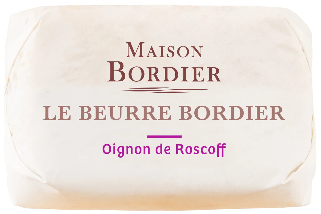 Churned Roscoff Onion Butter by Bordier (4.4 oz) | Hand-made, Grass Fed | Imported from France - The French Pantry