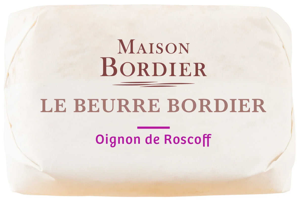 Maison Bordier Oignon de Roscoff butter, artisan French butter with gourmet flavor