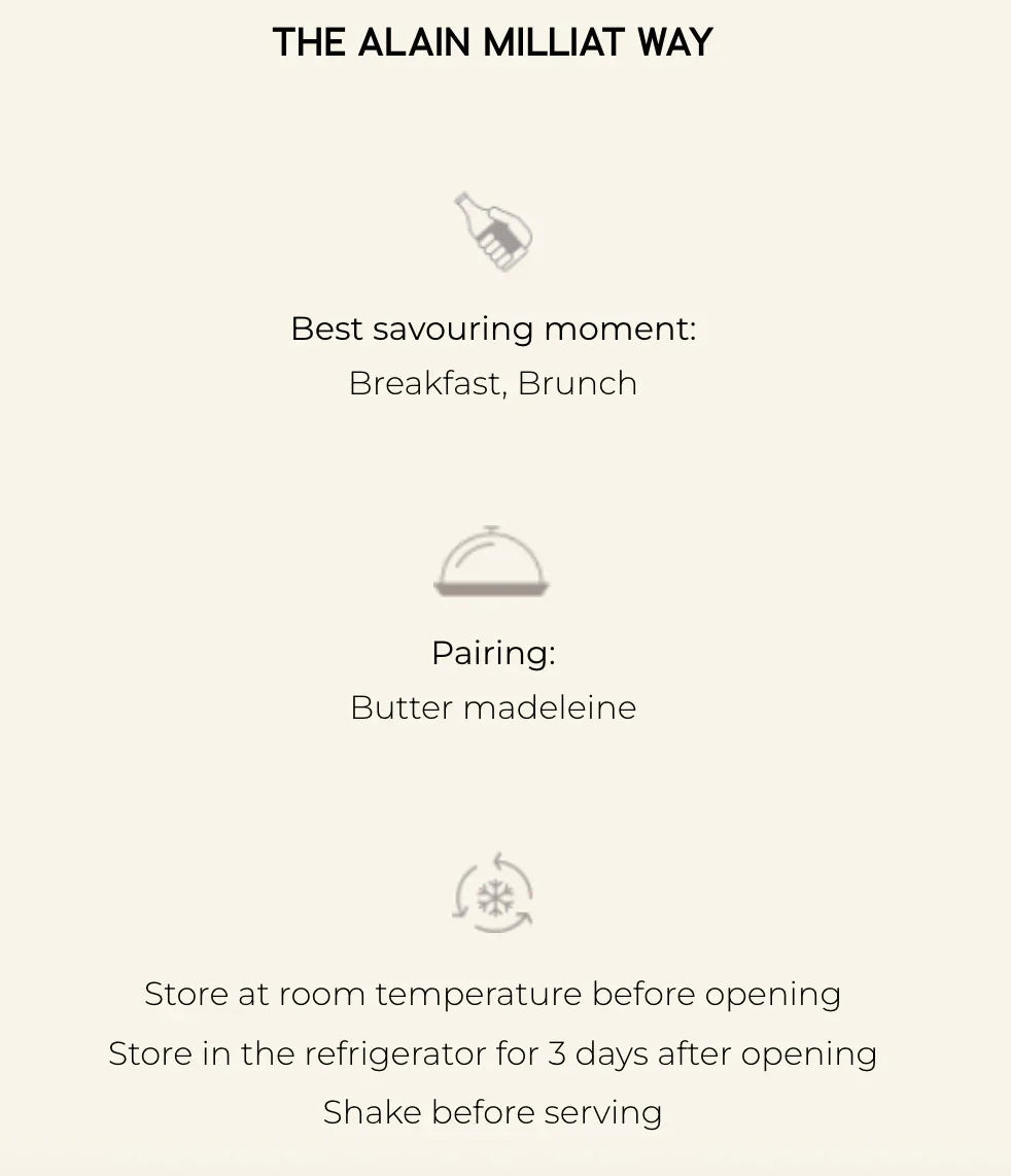 Apricot Nectar by Alain Milliat, 6.7 fl oz | GMO-Free | Imported from France - The French Pantry