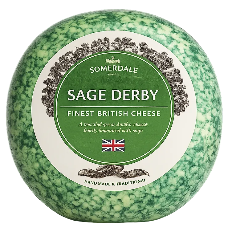 Cheddar with Sage by Somerdale | Cow | Imported from England