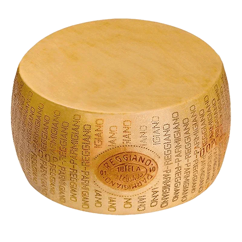 Parmigiano Reggiano wheel, artisan-made, premium Italian cheese, DOP certified, natural rind