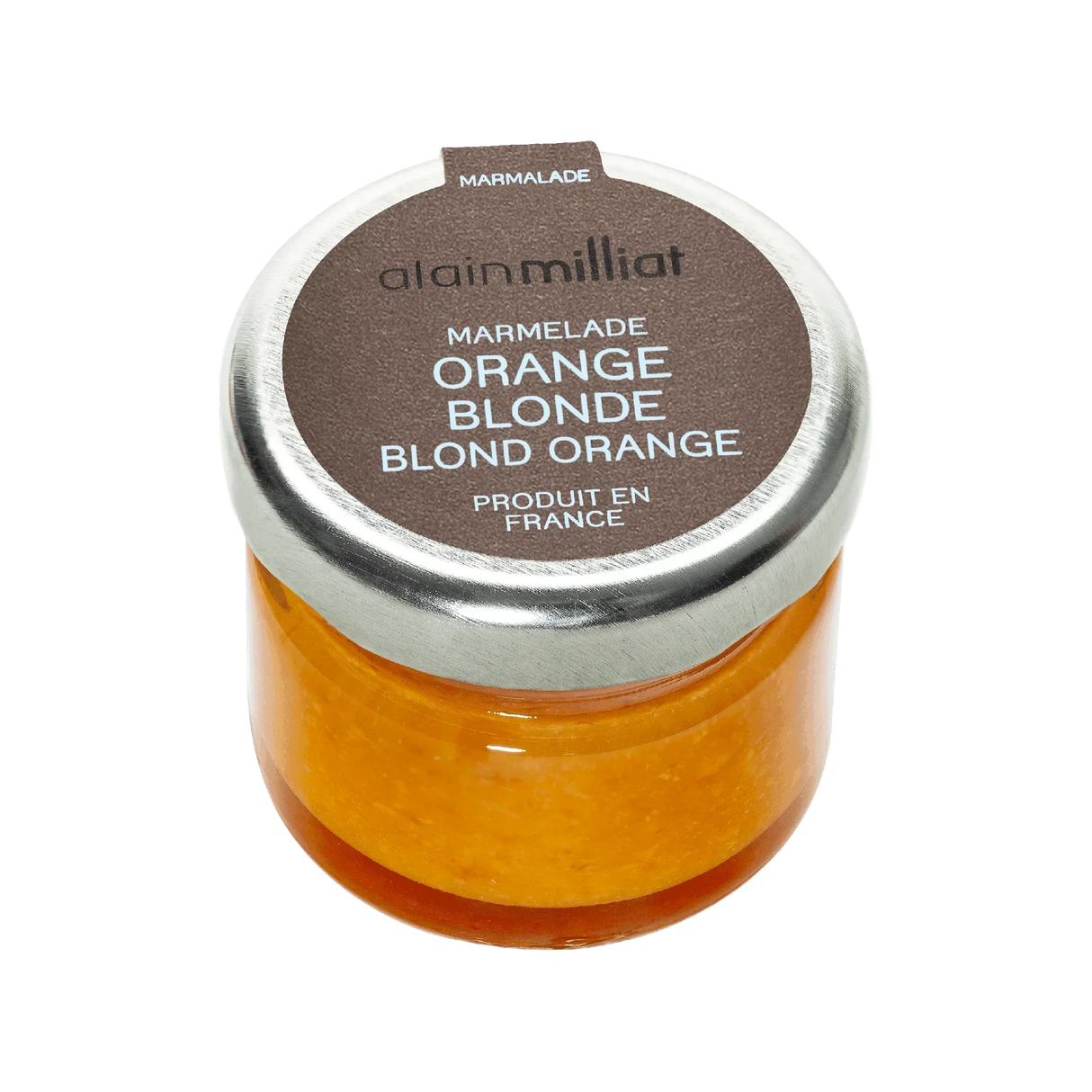 Alain Milliat Blond Orange Marmalade, artisan French preserve in glass jar