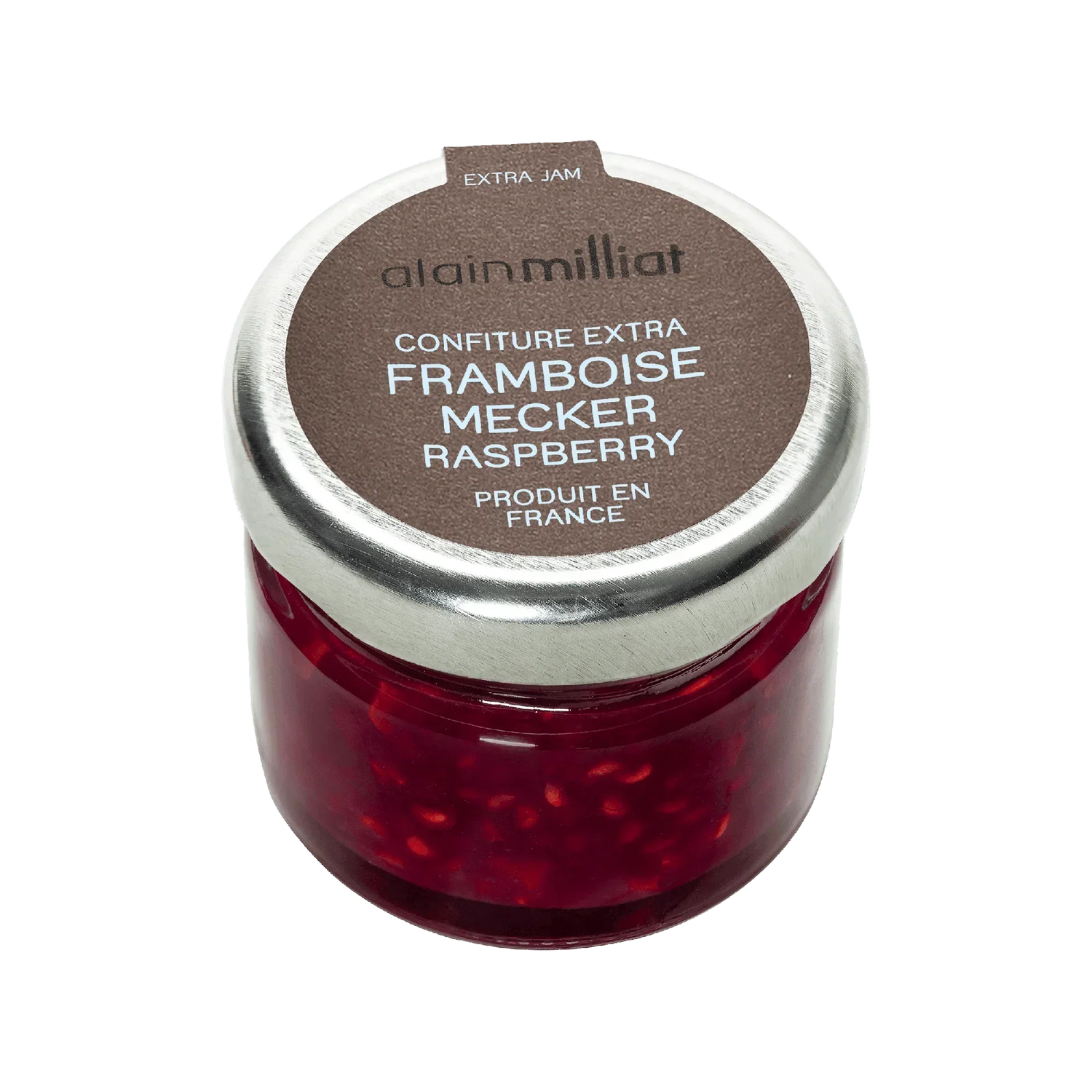 Mecker Raspberry Extra Jam by Alain Milliat, 1 oz (28g) | GMO-Free | Imported from France - The French Pantry