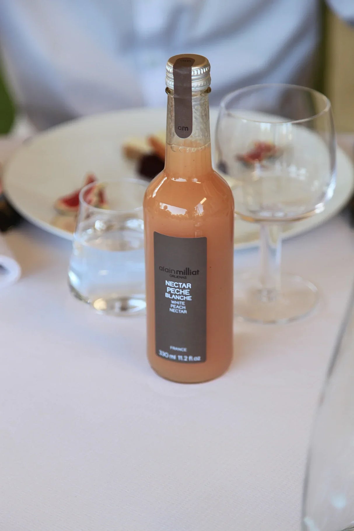 White Peach Nectar by Alain Milliat, 6.7 fl oz | GMO-Free | Imported from France - The French Pantry