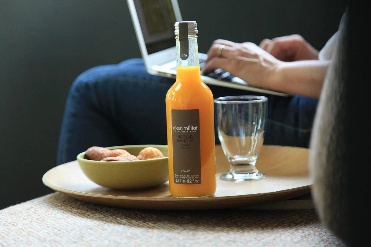 Mango Nectar by Alain Milliat, 6.7 fl oz | GMO-Free | Imported from France - The French Pantry