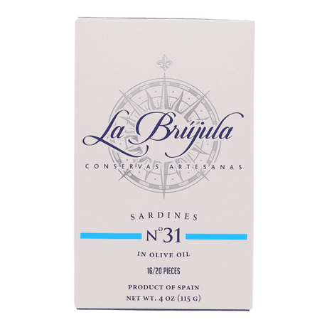 Sardines in Olive Oil by La Brujula | Additive-free | Imported from Spain - The French Pantry