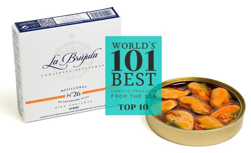Mussels in Pickled Sauce by La Brujula | Additive-free | Imported from Spain - The French Pantry