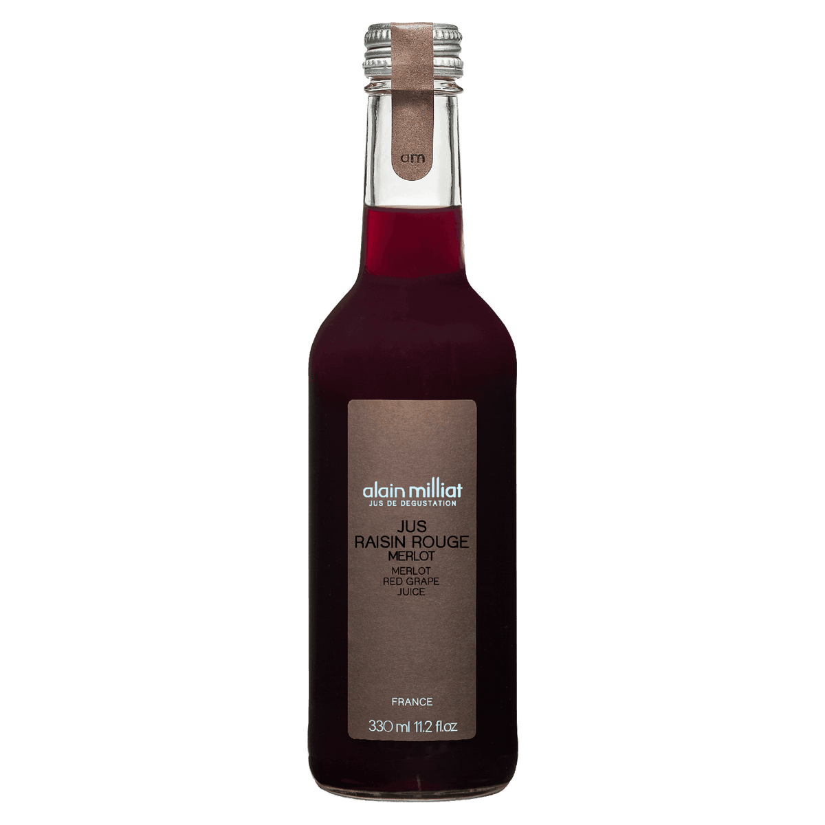 Alain Milliat Merlot Red Grape Juice, 33 cl glass bottle, French fine juice