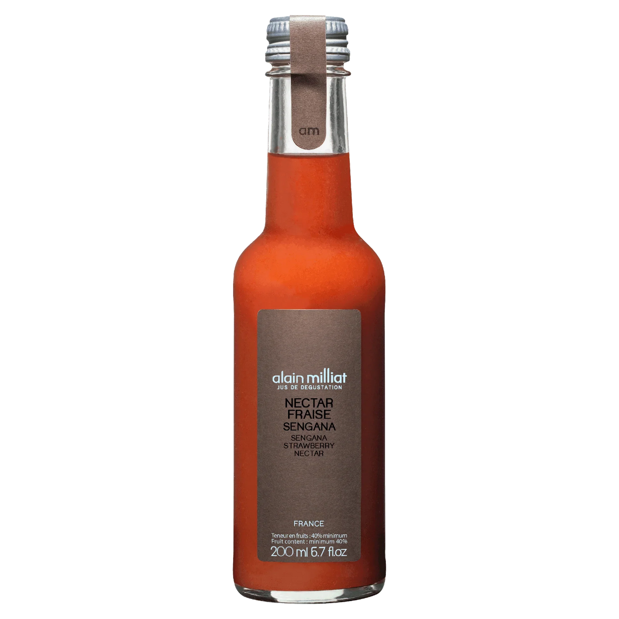 Sengana Strawberry Nectar by Alain Milliat, 6.7 fl oz | GMO-Free | Imported from France - The French Pantry