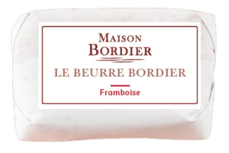 Churned Seasonal Raspberry Butter by Bordier (4.4 oz) | Hand-made, Grass Fed | Imported from France - The French Pantry