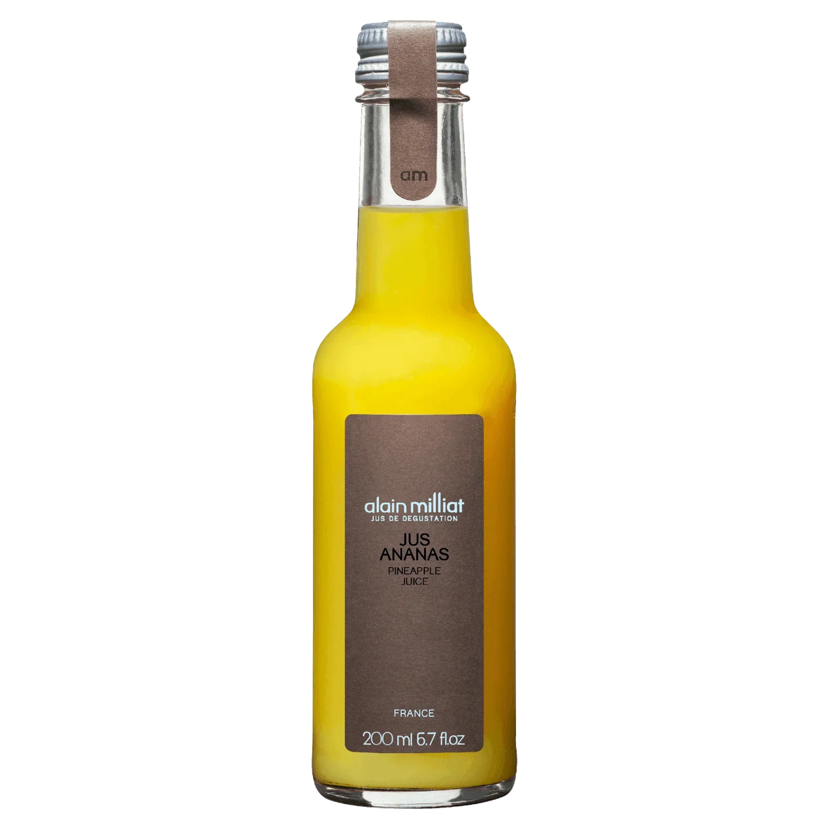 Alain Milliat pineapple juice, 200ml, French artisanal, premium quality, all-natural, gluten-free
