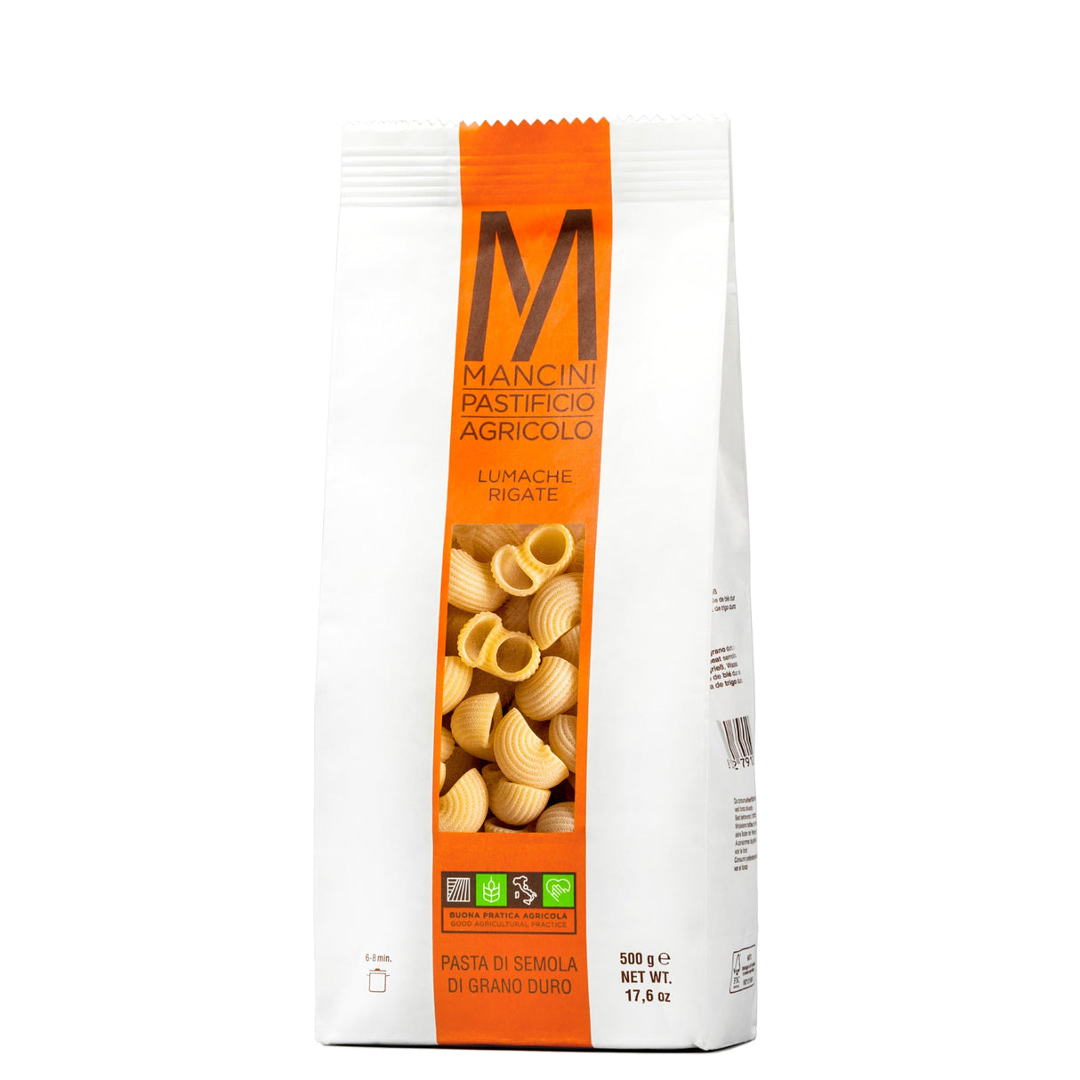 Lumache Rigate Pasta by Mancini Pastificio Agricolo