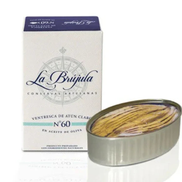Yellowfin Tuna Ventresca by La Brujula | Additive-free | Imported from Spain - The French Pantry