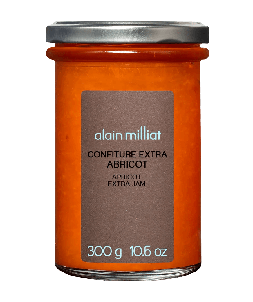 Apricot Bergeron Jam by Alain Milliat, 10.6 oz (300g) | GMO-Free | Imported from France