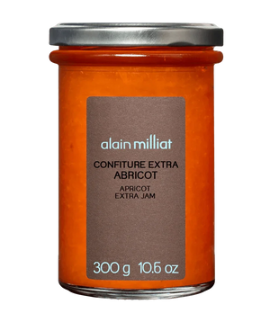 Apricot Bergeron Extra Jam by Alain Milliat, 10.6 oz (300g) | GMO-Free | Imported from France