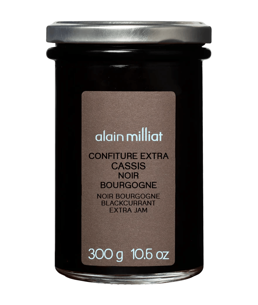 Blackcurrant 'Cassis Noir de Bourgogne' Jam by Alain Milliat, 10.6 oz (300g) | GMO-Free | Imported from France