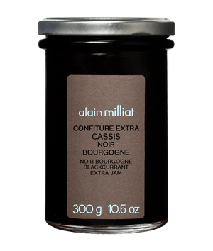 Blackcurrant 'Cassis Noir de Bourgogne' Extra Jam by Alain Milliat, 10.6 oz (300g) | GMO-Free | Imported from France