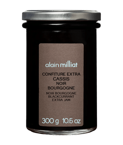 Blackcurrant 'Cassis Noir de Bourgogne' Extra Jam by Alain Milliat, 10.6 oz (300g) | GMO-Free | Imported from France