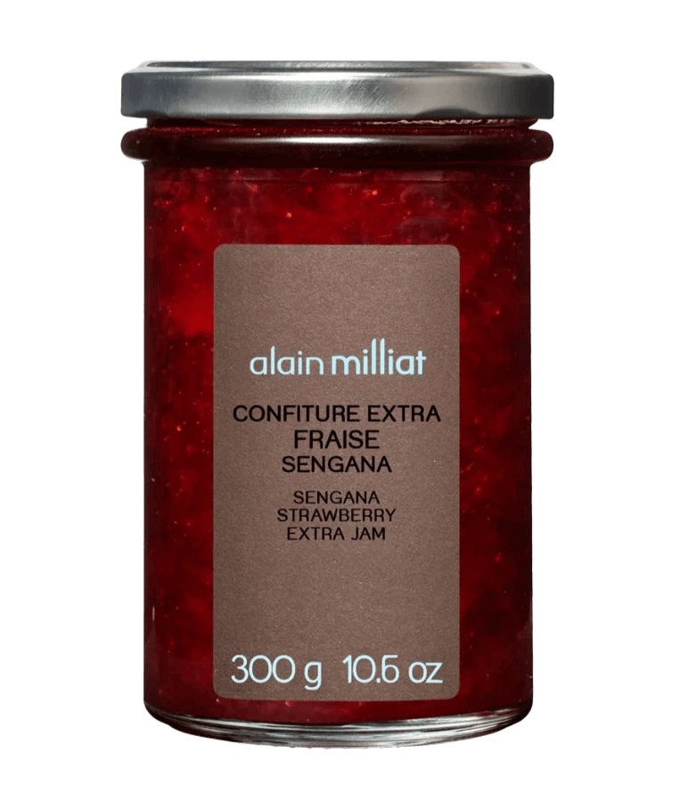 Strawberry 'Sengana' Jam by Alain Milliat, 10.6 oz (300g) | GMO-Free | Imported from France