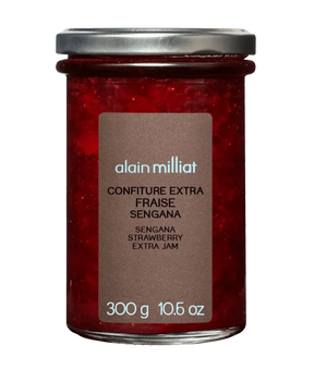 Strawberry 'Sengana' Extra Jam by Alain Milliat, 10.6 oz (300g) | GMO-Free | Imported from France - The French Pantry
