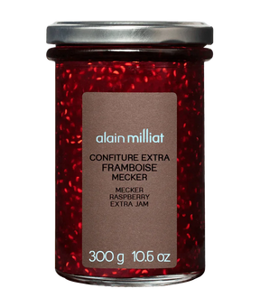 Mecker Raspberry Extra Jam by Alain Milliat, 10.6 oz (300g) | GMO-Free | Imported from France - The French Pantry