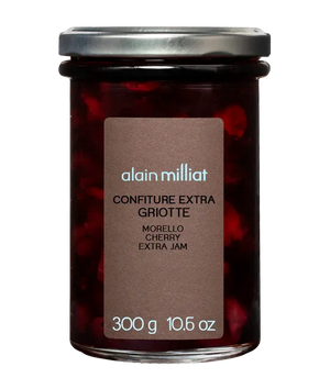 Morello Cherry "Griotte" Extra Jam by Alain Milliat, 10.6 oz (300g) | GMO-Free | Imported from France