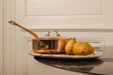 Mauviel 1830 M'Heritage M'150 B Copper Saute Pan With Lid, Brass Handle