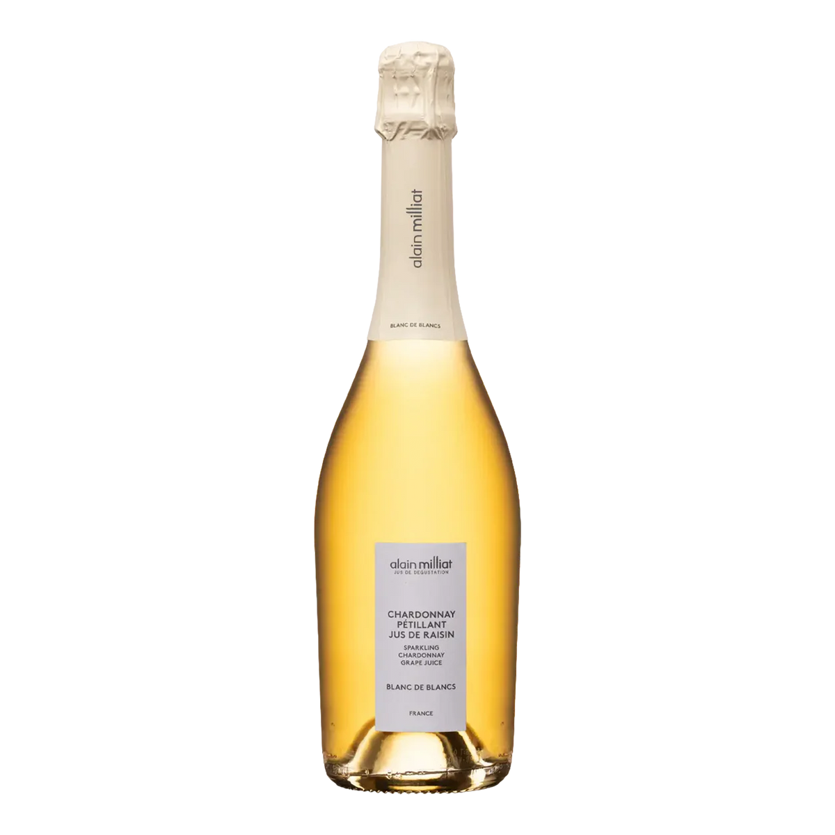 Alain Milliat Sparkling Chardonnay Grape Juice, 75 cl Champagne-style bottle