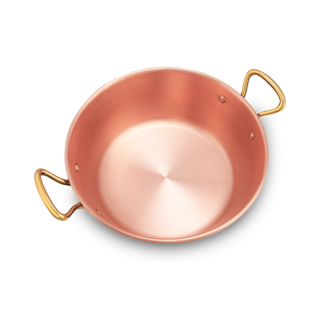 Mauviel 1830 M'PASSION Copper Jam Pan With Brass Handles
