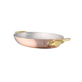 Mauviel 1830 M'Heritage M'150 B Copper Oval Gratin Pan With Brass Handles
