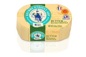 Salted Churned Isigny Butter by Isigny Ste-Mere (8.8 oz) | Additive-Free | Imported from France - The French Pantry