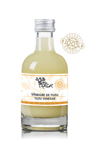 Yuzu Vinegar by Terga (6.8 fl oz) | 100% Natural | Imported from France