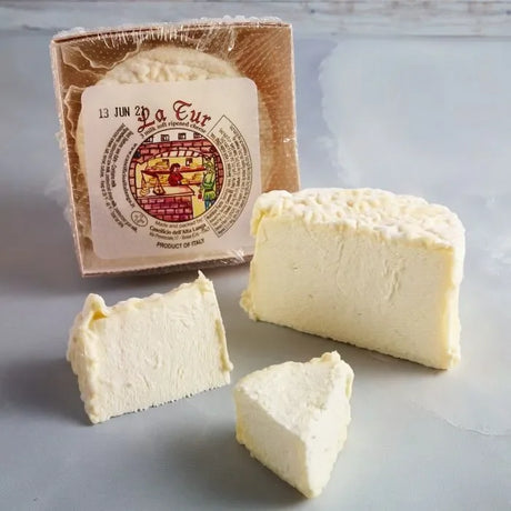 Artisan soft-ripened cheese La Tur on display, premium imported fromage from The French Pantry