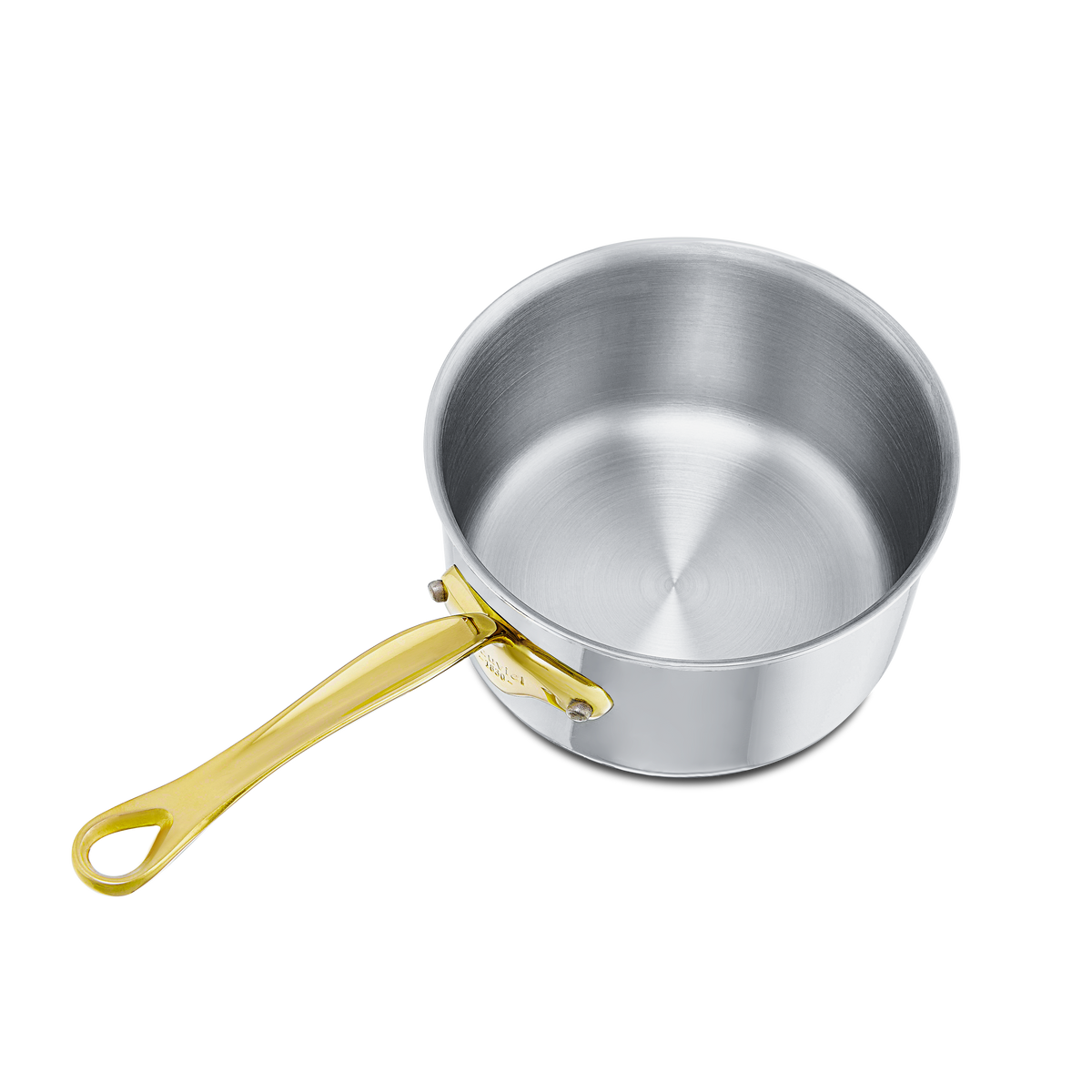 Mauviel 1830 M'COOK B Sauce Pan With Brass Handles