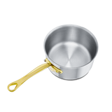 Mauviel 1830 M'COOK B Sauce Pan With Brass Handles