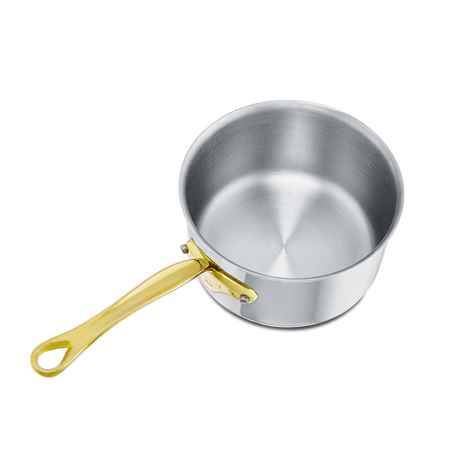 Mauviel 1830 M'COOK B Sauce Pan With Brass Handles