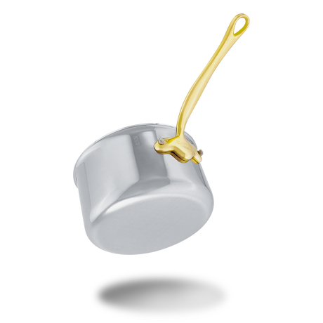 Mauviel 1830 M'COOK B Sauce Pan With Brass Handles