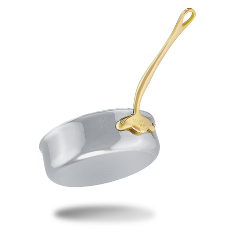 Mauviel 1830 M'COOK B 5-Ply Saute Pan With Brass Handle