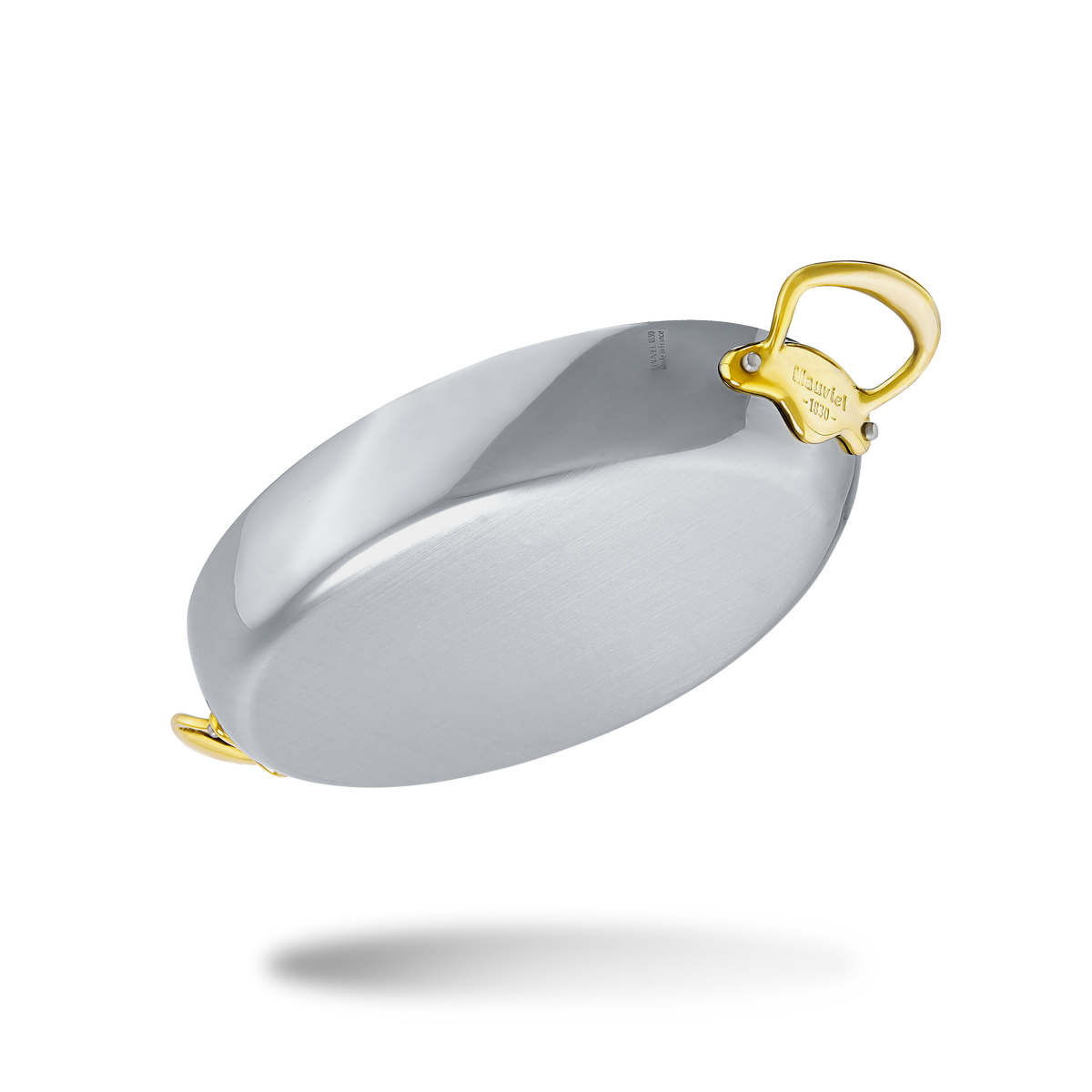 Mauviel 1830 M'COOK B 5-Ply Oval Pan With Brass Handles
