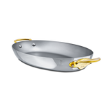 Mauviel 1830 M'COOK B 5-Ply Oval Pan With Brass Handles